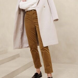 Banana Republic high waist slim corduroy pants